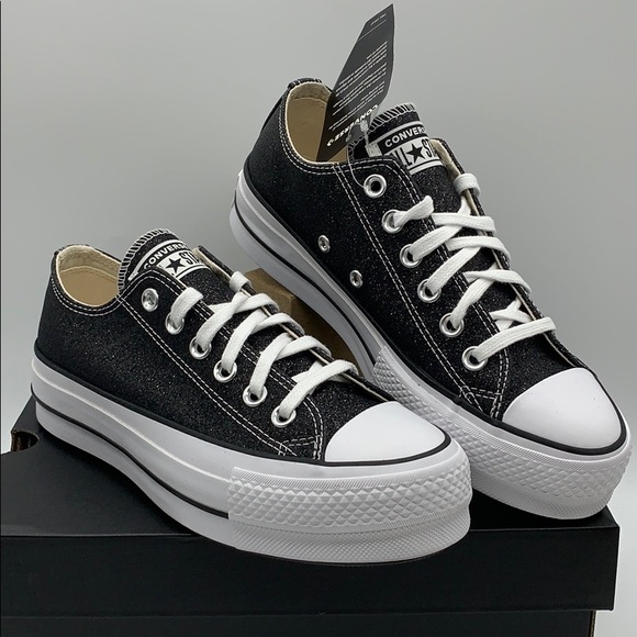 CONVERSE CTAS LIFT OX PLATFORM black/white/black - Picture 4 of 16